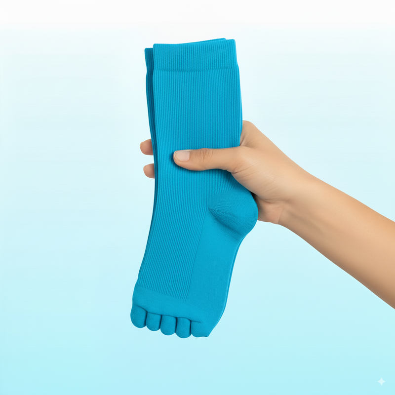 Our foot-adjusting socks are the perfect solution for both men and women.